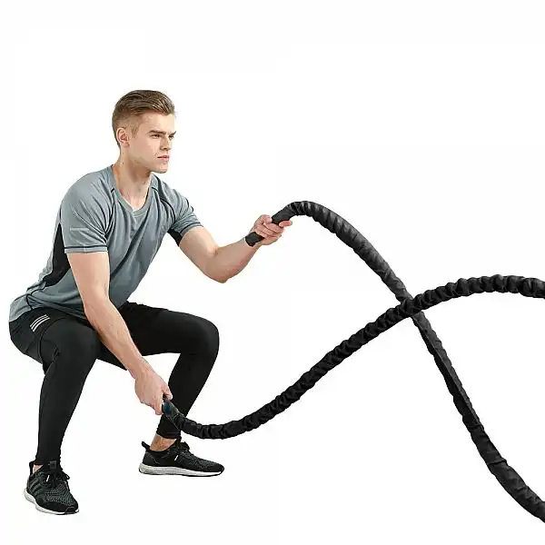 Канат тренировочный InSPORTline WaveRope 9м