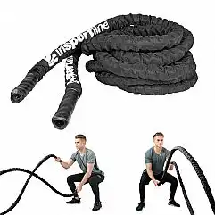 Канат тренировочный InSPORTline WaveRope 9м