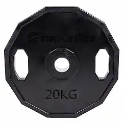 Олімпійський диск гумовий inSPORTline Ruberton 20кг