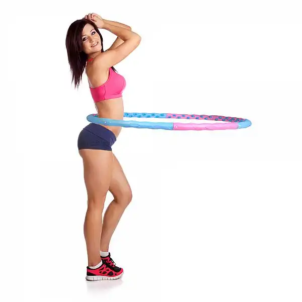 Магнітний хула-хуп Weight Hoop inSPORTline 110см