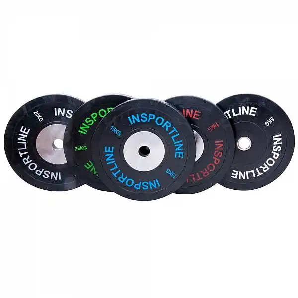 Диск гумовий inSPORTline Bumper Plate 20кг