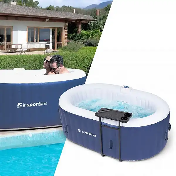 Надувна гідромасажна ванна inSPORTline Voytano 150 x 80 x 65 см