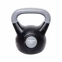 Гіря бітумна inSPORTline Kettlebell Dark 14кг