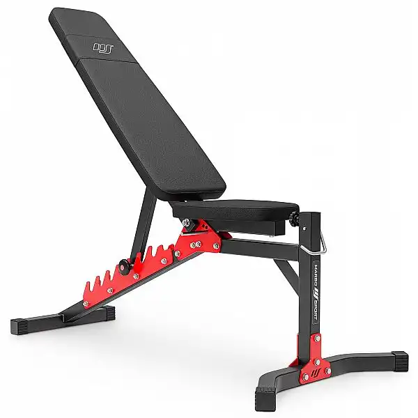Скамья с партой и тягой + стойки под штангу Marbo Sport MH25