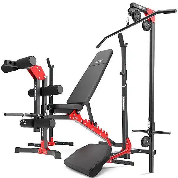 Лава з партою і тягою + стійки під штангу Marbo Sport MH25