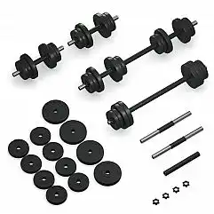 Гантели с функцией штанги 2в1 Fit-On 23кг