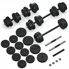 Гантели с функцией штанги 2в1 Fit-On 43кг
