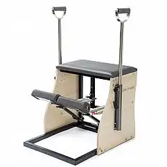 Комбінований стілець зі сталевою основою Elina Pilates ELN 700060 Grey