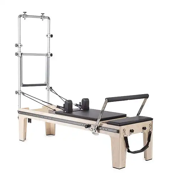 Реформер Elina Pilates Master instructor Fisio з вежою ELN 300170 Black