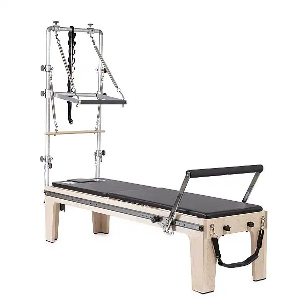 Реформер Elina Pilates Master instructor Fisio з вежою ELN 300170 Black