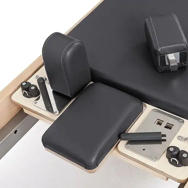 Реформер Elina Pilates Elite Wood з вежою ELN 700040 Black