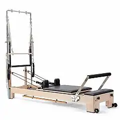 Дерев'яний реформер Elina Pilates Lignum з вежою ELN 300500 Black