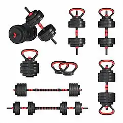 Гантели с функцией штанги 6в1 Fit-On 28кг