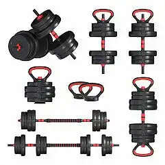 Гантели с функцией штанги 6в1 Fit-On 43кг