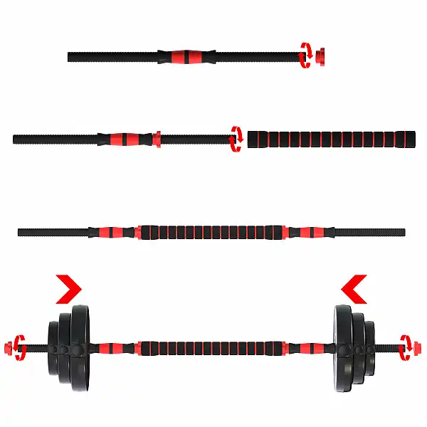 Гантелі з функцією штанги 2в1 Fit-On Pro 33кг