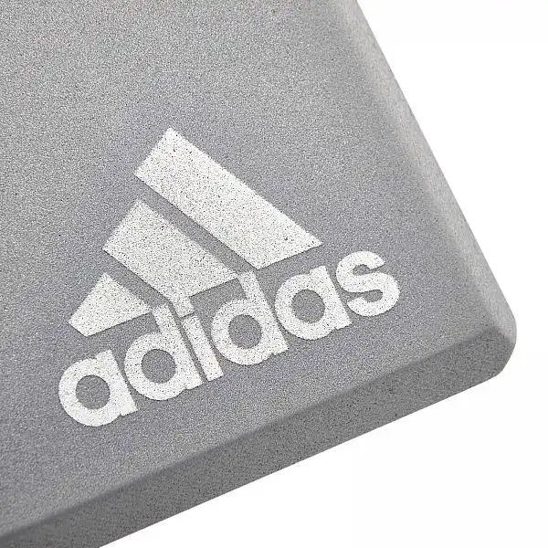 Блок для йоги з піни Adidas ADYG-20100FOAM сірий