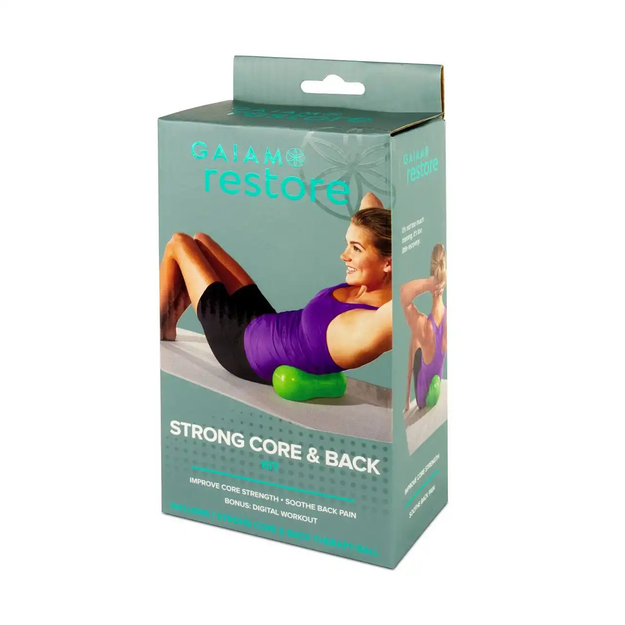 Gaiam подвійний надувний м'яч для масажу 58273