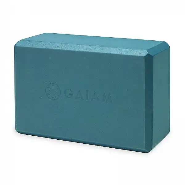 Блок для йоги Gaiam 59181 із піни, синій