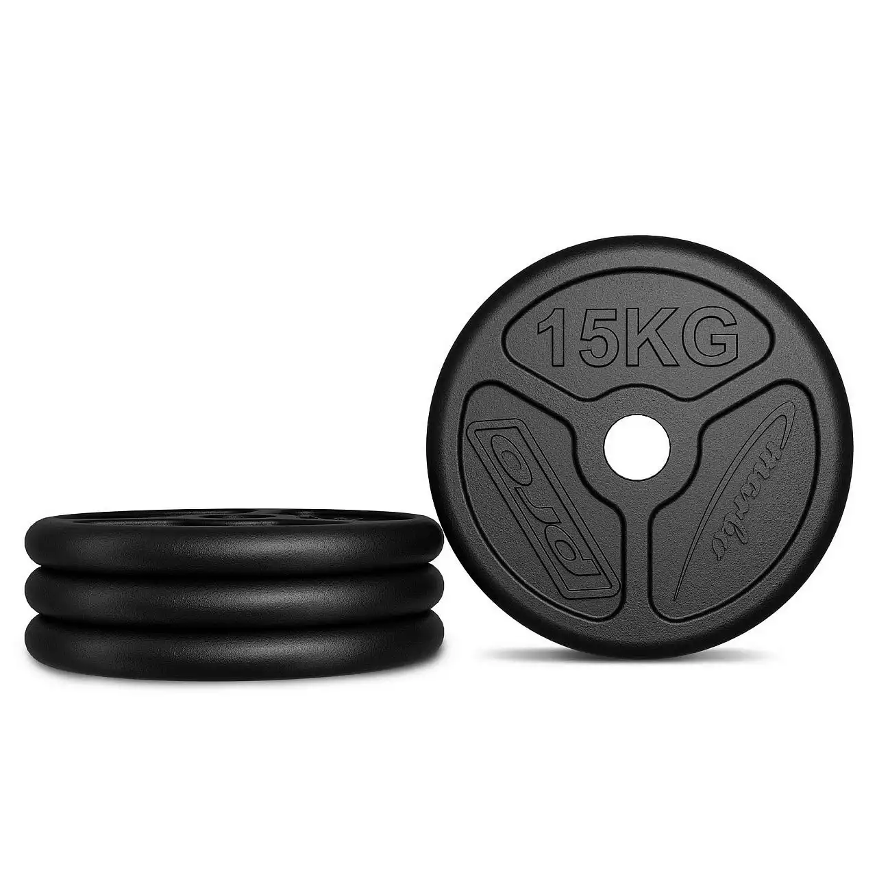 Диск олімпійський чавунний Marbo Sport 15кг