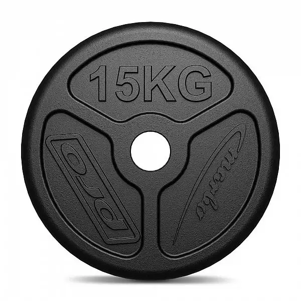 Диск олімпійський чавунний Marbo Sport 15кг