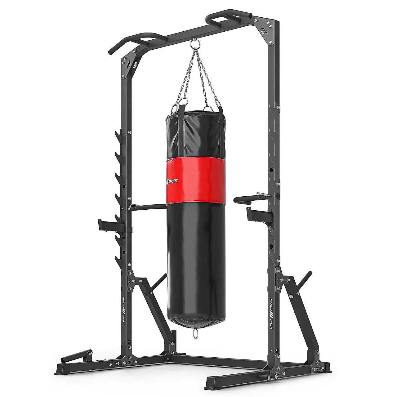 Силовая рама с турником, стойками для приседаний и брусьями Marbo Sport MS-U115 2.0