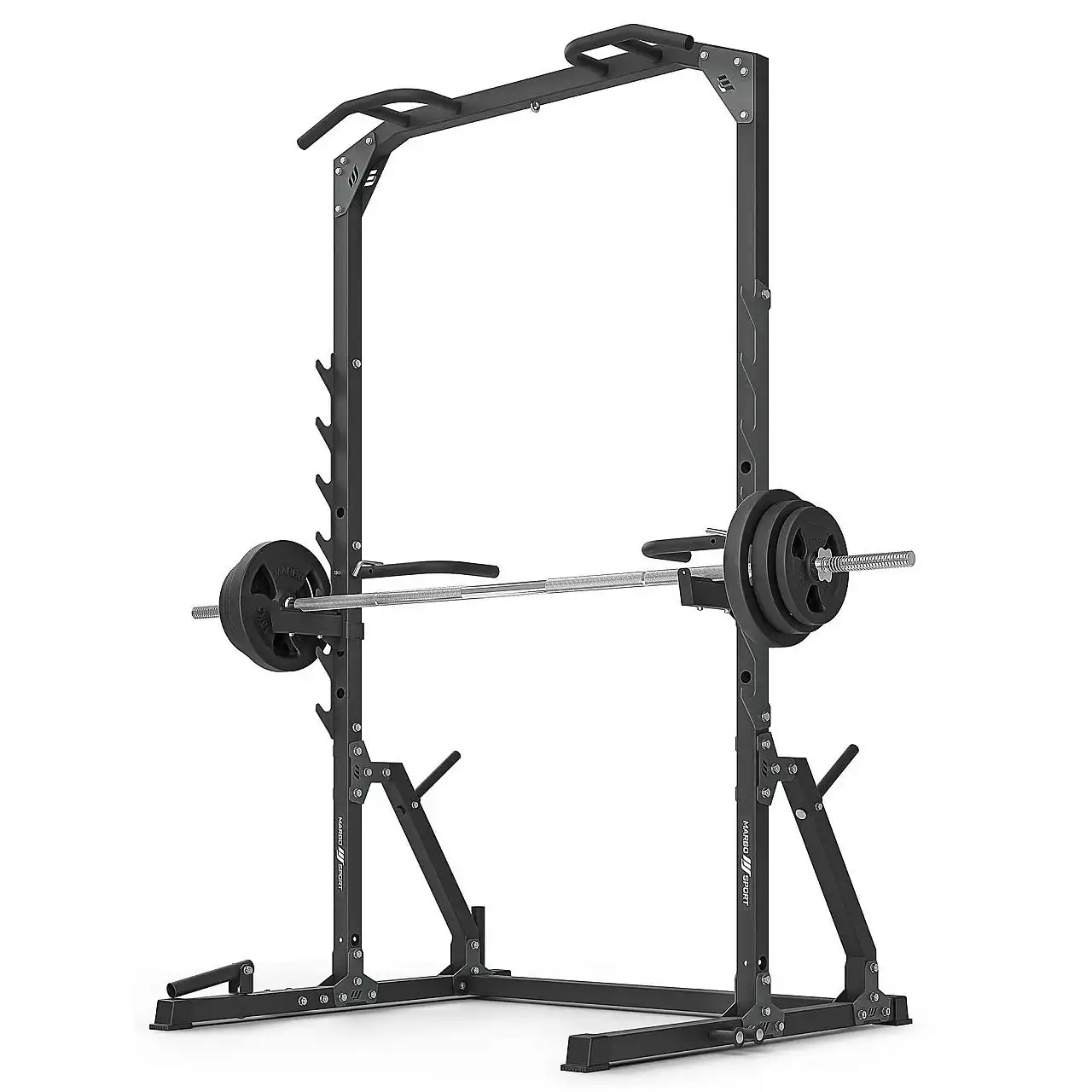 Силовая рама с турником, стойками для приседаний и брусьями Marbo Sport MS-U115 2.0