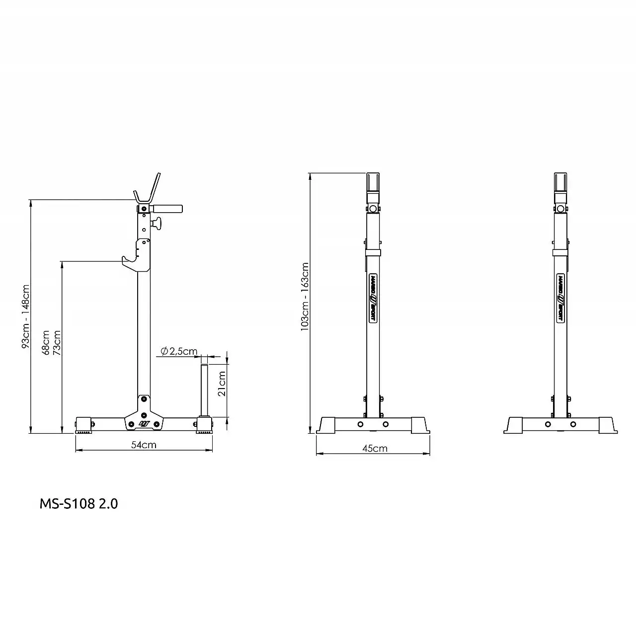 Стійки під штангу Marbo Sport MS-S108 2.0