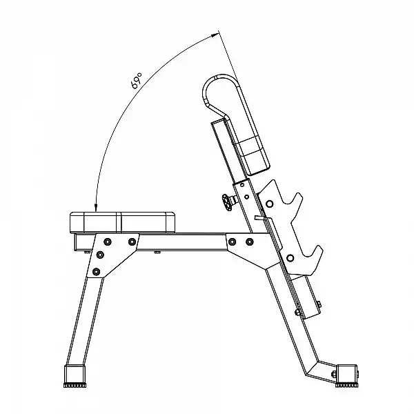 Скамья Скотта Marbo Sport MS-L107 2.0