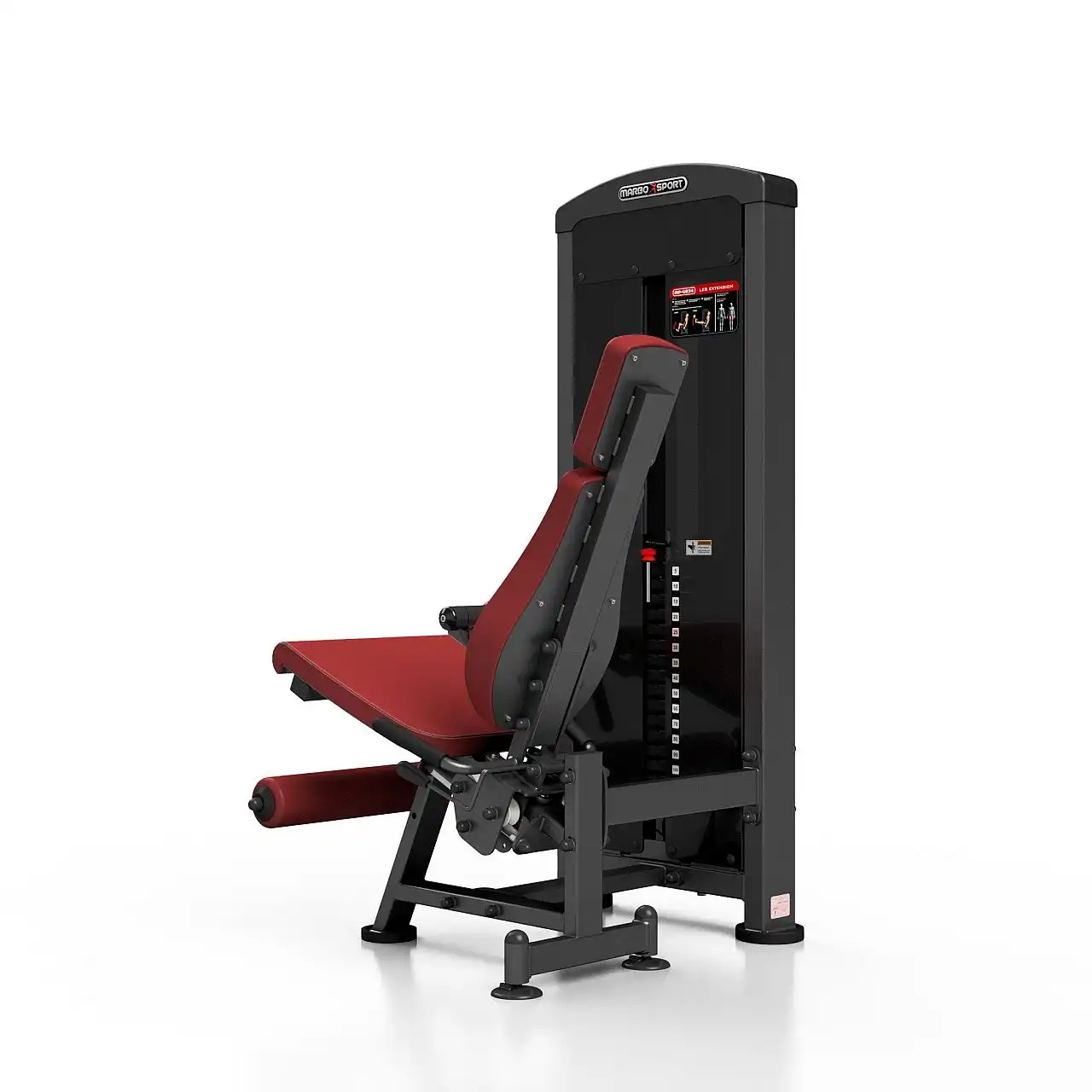 Разгибание ног сидя Marbo Sport MP-U234, бордовый