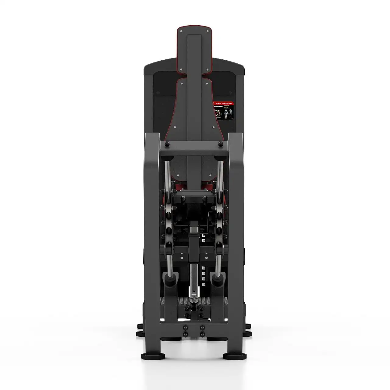 Голень-машина со стеками Marbo Sport MP-U219, бордовый