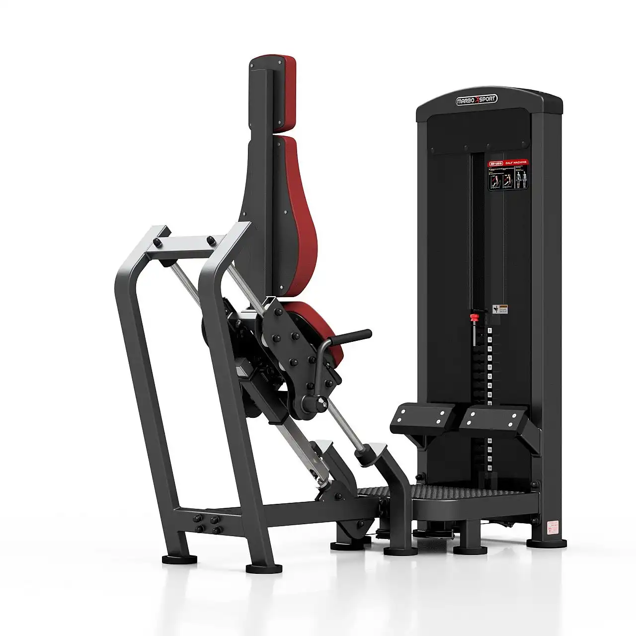 Голень-машина со стеками Marbo Sport MP-U219, бордовый