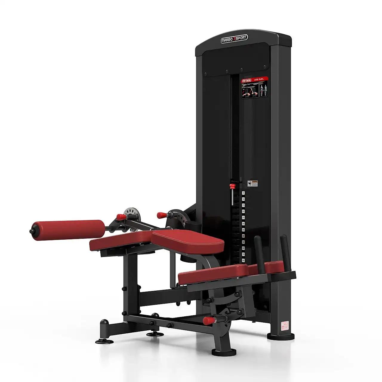 Згинання ніг лежачи Marbo Sport MP-U235, чорний