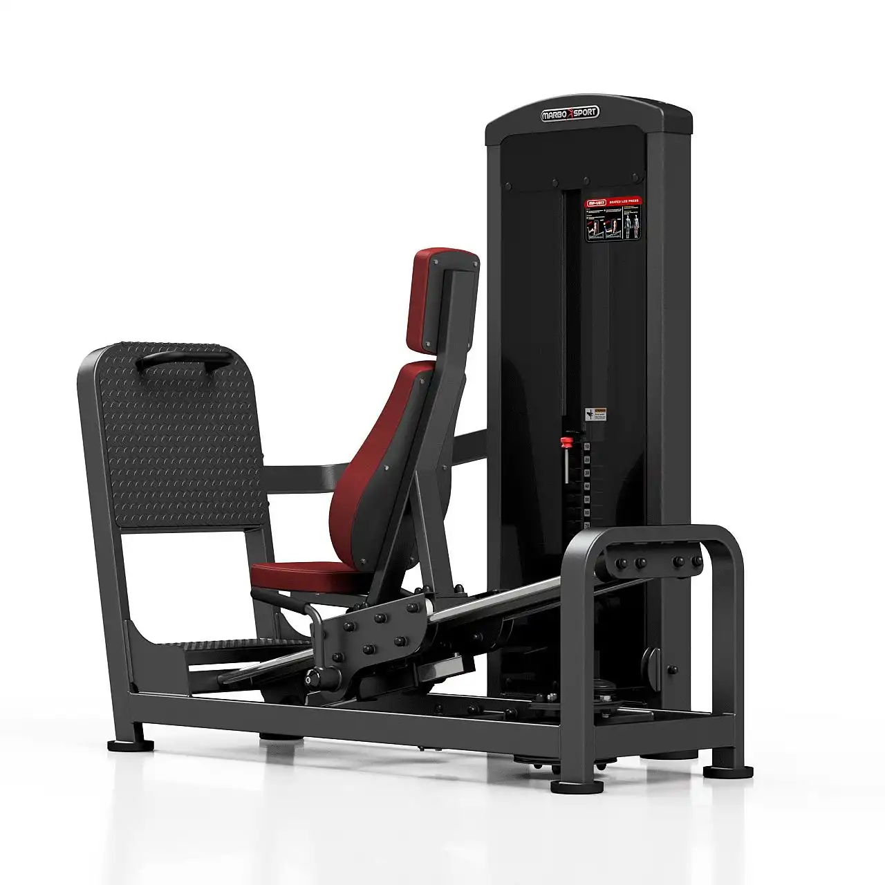 Машина для жима ногами Marbo Sport MP-U217, бордовый