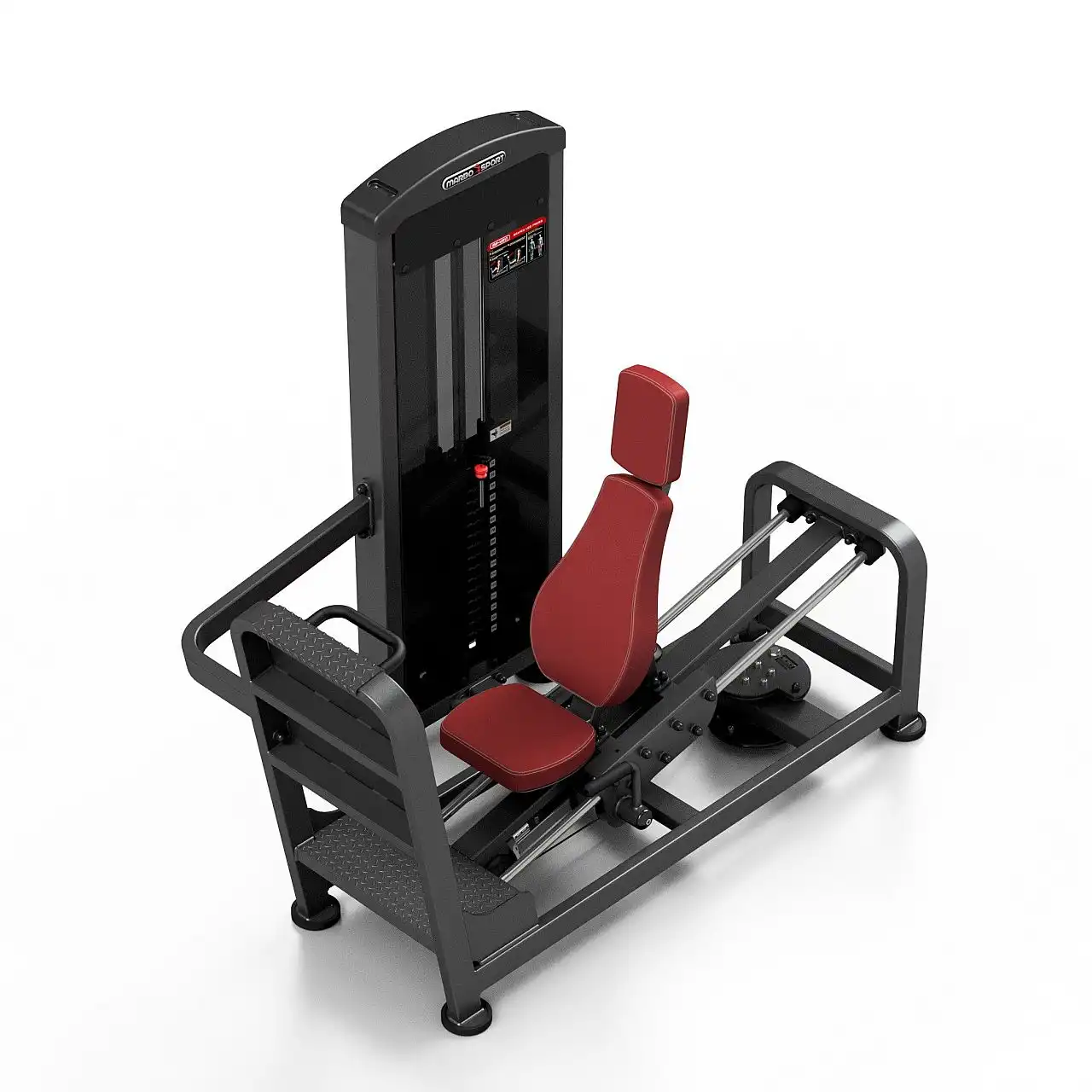 Машина для жима ногами Marbo Sport MP-U217, бордовый