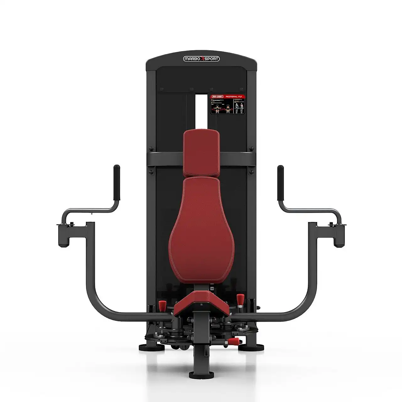 Баттерфляй Marbo Sport MP-U227, бордовый