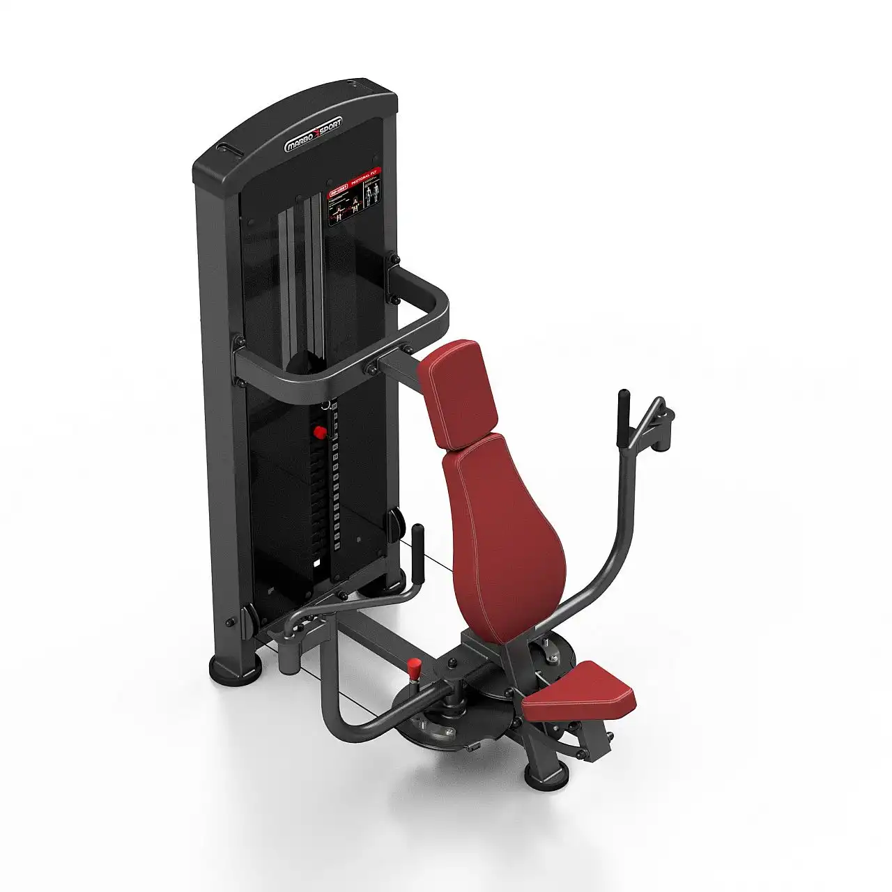 Баттерфляй Marbo Sport MP-U227, бордовый