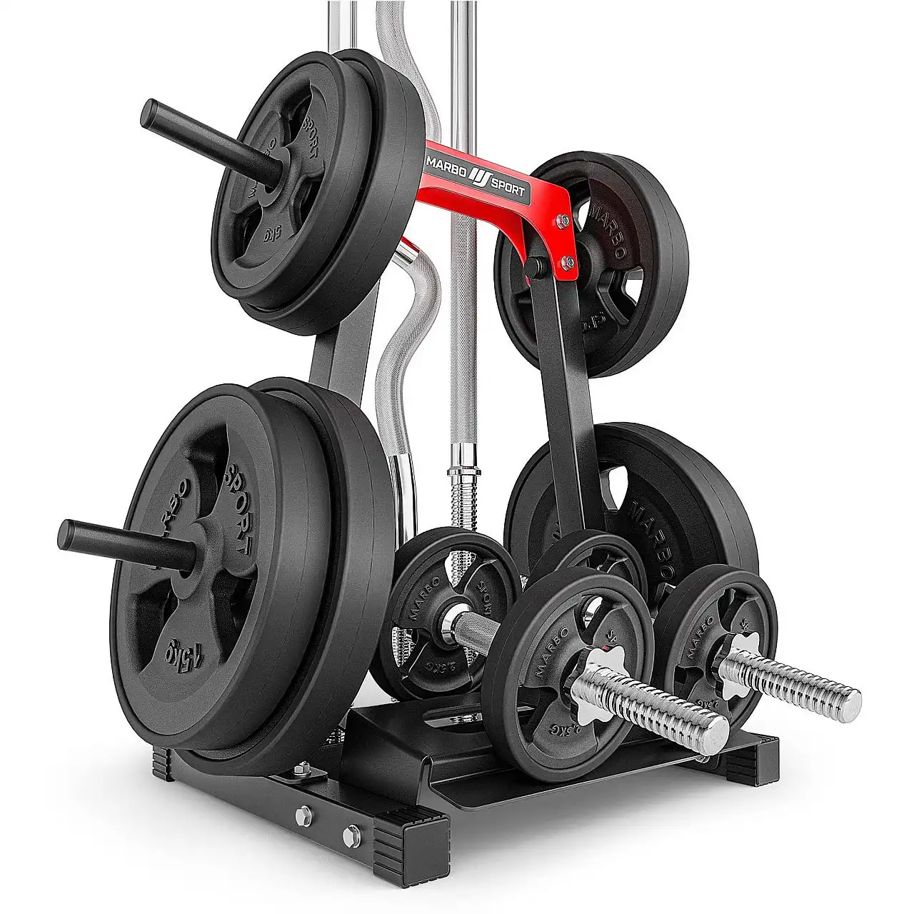 Стойка для дисков, гантелей и грифов Marbo Sport MH-S207
