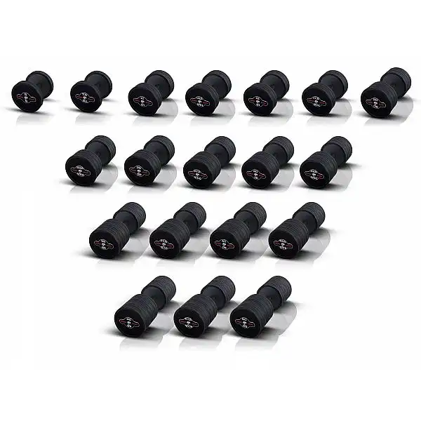 Гантель прорезиненный Marbo Sport 5кг, черный матовый