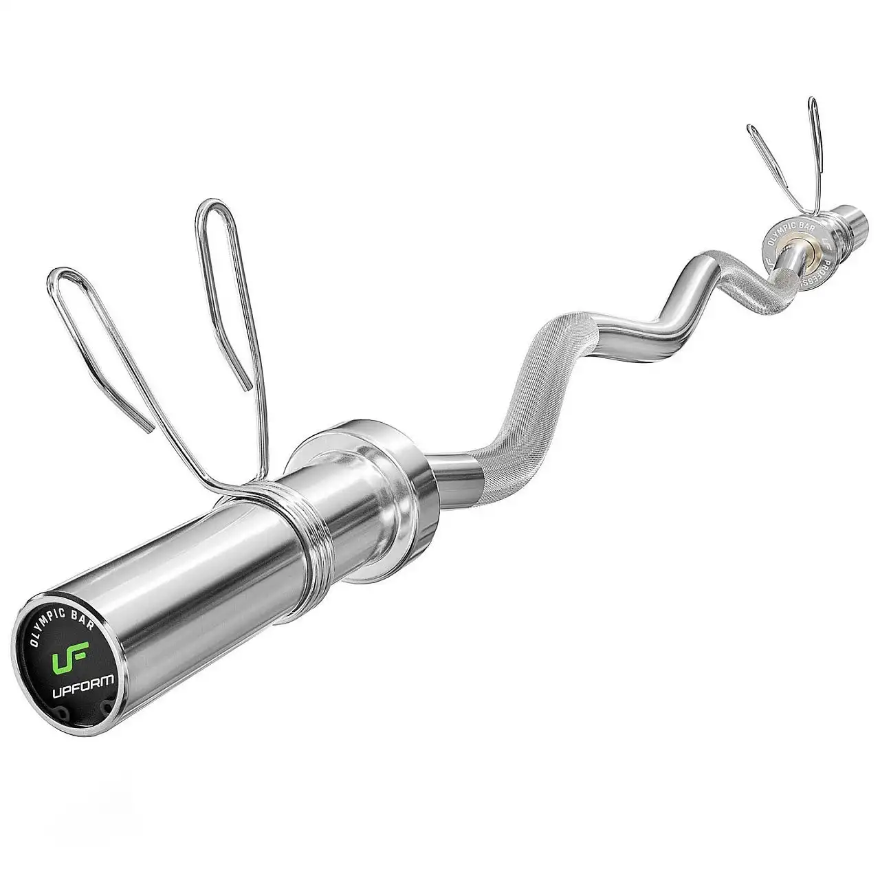 Гриф олімпійський W-подібний UpForm UF-G120L-OLI-CH 120см