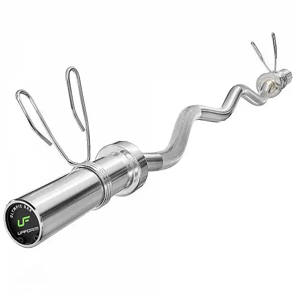 Гриф олімпійський W-подібний UpForm UF-G120L-OLI-CH 120см
