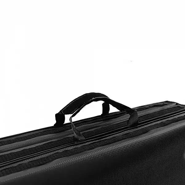 Жесткий складной гимнастический матрас на липучке 180 х 90 х 5 см черный - Marbo Sport