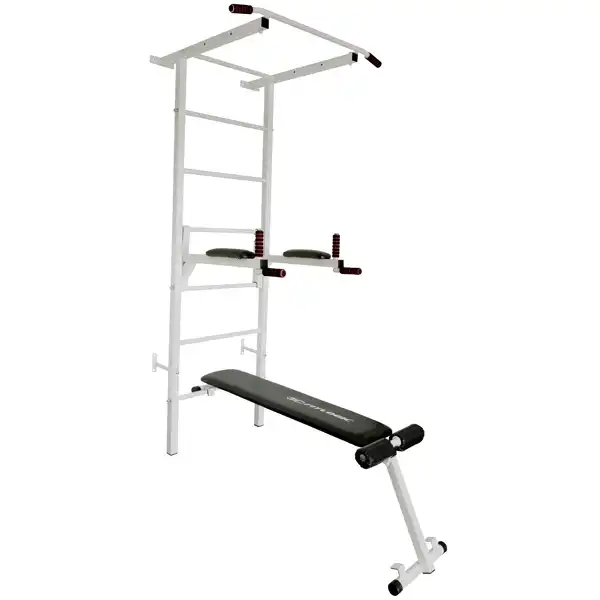 Шведська стінка Fitlogic FL01 / Біла / сталь