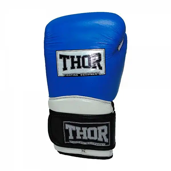 Рукавички боксерські THOR PRO KING 12oz / PU / синьо-біло-чорні