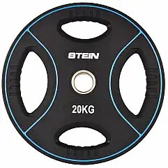 Диск полиуретановый черный Stein 20 кг