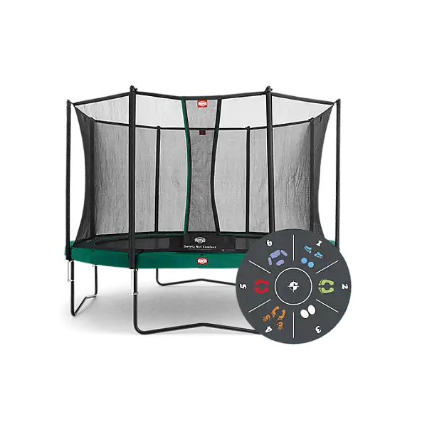 Батут Berg Champion 430 см Tattoo с сеткой Comfort 430 см арт. 35.44.06.01