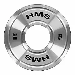 Диски для олімпійської штанги калібровані HMS TOS 2x0.5кг