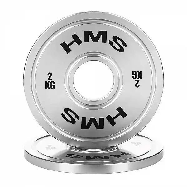 Диски для олімпійської штанги калібровані HMS TOS 2x2кг