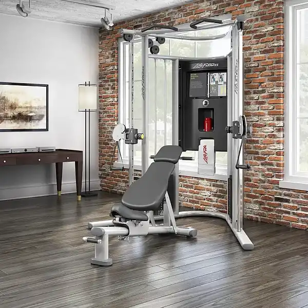 Кутова силова рама з кросовером та лавою Life Fitness G7