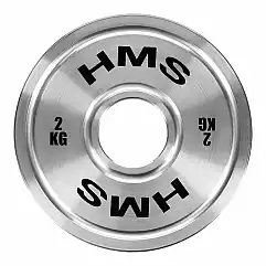 Диски для олімпійської штанги калібровані HMS TOS 2x2кг