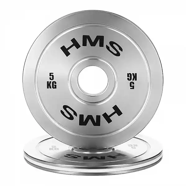 Диски для олімпійської штанги калібровані HMS TOS 2x5кг
